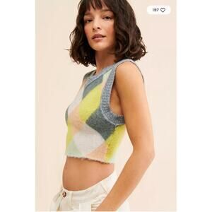 Free People Quinn Sweater Vest Size Medium